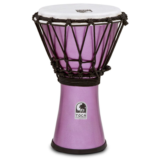 Bild på Toca Freestyle Colorsound 7” Djembe  Metallic Violet