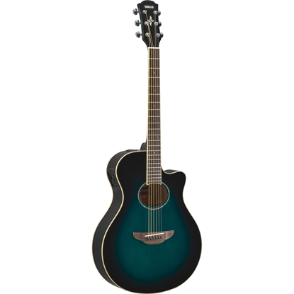 Yamaha APX600 Oriental Blue Burst akustisk stålsträngad gitarr