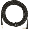 Fender Deluxe Series Instrument Cable 18,6' Angled Black Tweed