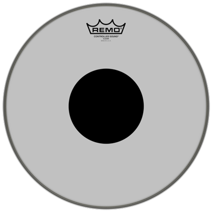 Remo Controlled Sound® Clear Black Dot™ Drumhead Top Black Dot™ 13