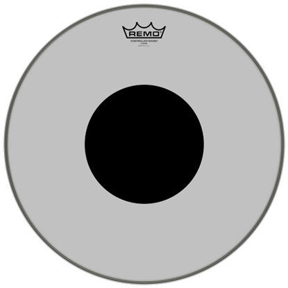 Remo Controlled Sound® Clear Black Dot™ Drumhead Top Black Dot™ 16"