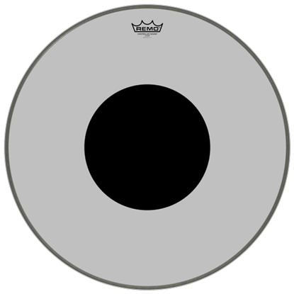 Remo Controlled Sound® Clear Black Dot™ Bass Drumhead Top Black Dot™ 22"