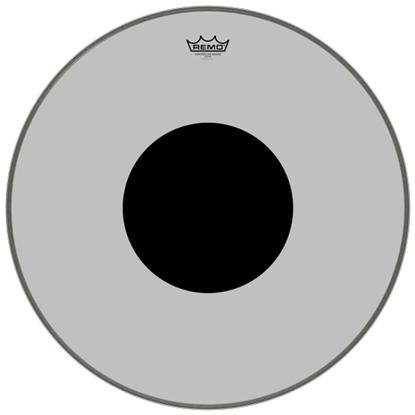 Remo Controlled Sound® Clear Black Dot™ Bass Drumhead Top Black Dot™ 24"