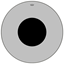 Remo Controlled Sound® Clear Black Dot™ Bass Drumhead Top Black Dot™ 40"