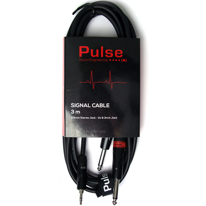 Pulse Audiokabel 3,5mm TRS-2XTRS 3 meter