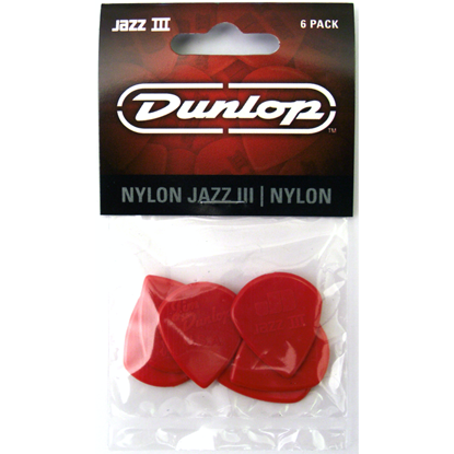 Dunlop Jazz III 47P3N Plektrum 6-pack
