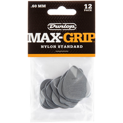 Dunlop Max-Grip Nylon Standard 449P.60 Plektrum 12-pac