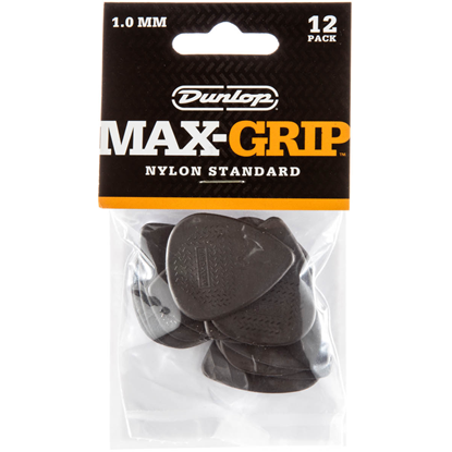 Dunlop Max-Grip Nylon Standard 449P1.0 Plektrum 12-pack