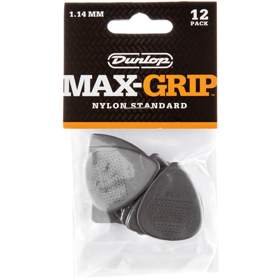 Dunlop Max-Grip Nylon Standard 449P1.14 Plektrum 12-pac