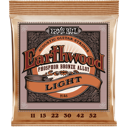 Ernie Ball 2148 Light Earthwood Phosphor Bronze