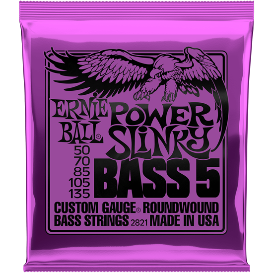 Ernie Ball 2821 Power Slinky 5-String Electric Bass 