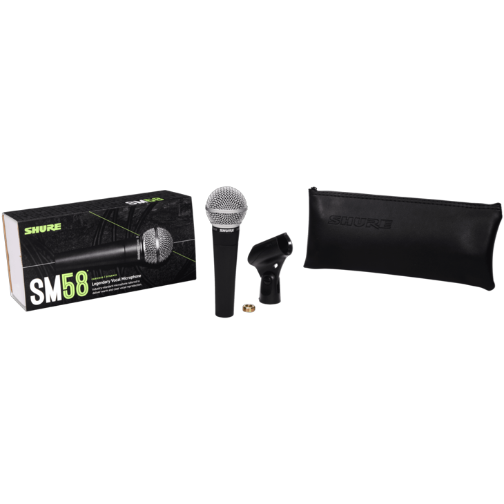 Shure SM58-SE Dynamic Vocal Microphone With On/Off Switch | Andreasson ...