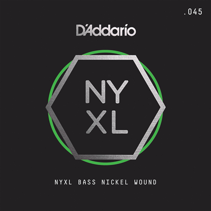 D'Addario NYXLB045 NYXL Single Nickel Wound