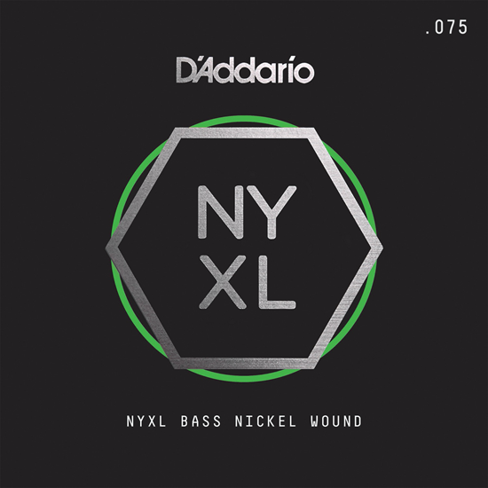 D'Addario NYXLB075 NYXL Single Nickel Wound 