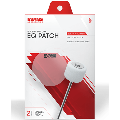 Evans EQ Patch Clear Plastic Single Patch EQPC1