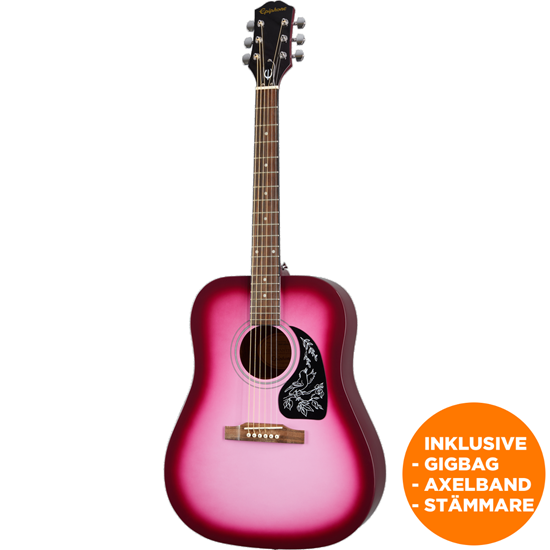 Epiphone Starling Acoustic Player Pack Hot Pink Pearl 
