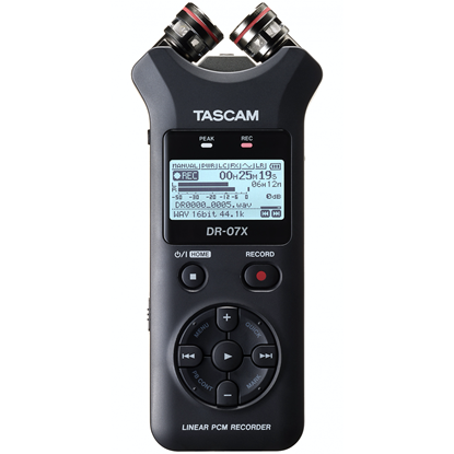 Tascam DR-07X Stereo Handheld Audio Recorder