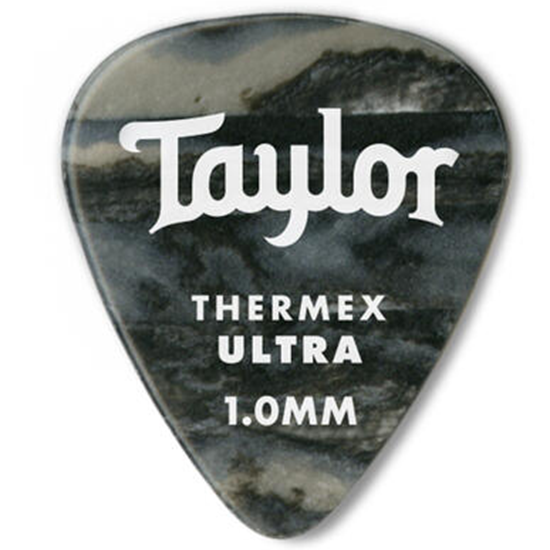 Taylor Premium 351 Thermex Guitar Picks Black Onyx 1,25 mm 6-Pack