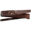 Taylor 2.25" Vegan Leather Guitar Strap Chocolate Brown Sequin