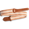 Taylor 2" Academy Jacquard Leather Guitar Strap White/Brown