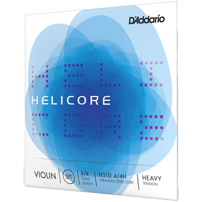 D'Addario Helicore Violin String Set 4/4 Scale Heavy Tension 