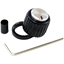 Planet Waves Loknob Standard Large Black and Silver Plastic Knob