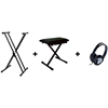 Tillbehörspaket K2 (x-stativ, pall och hörlur)