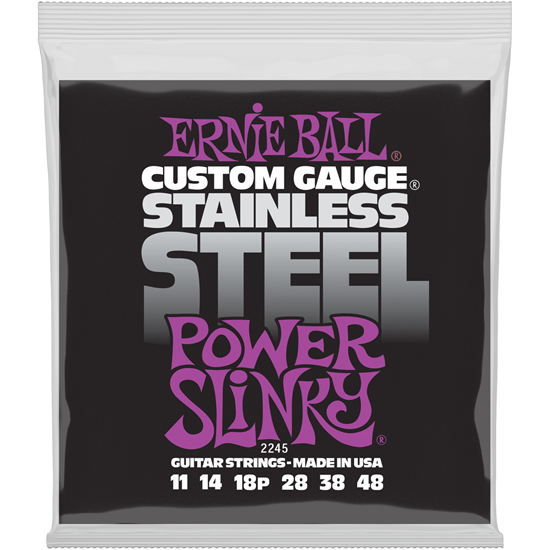 Ernie Ball 2245 Power Slinky Stainless Steel 