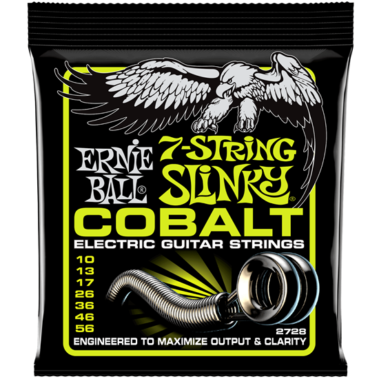 Ernie Ball Regular Slinky Cobalt 7-String 10-56