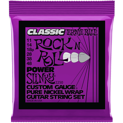 Ernie Ball Power Slinky Classic Rock N Roll Pure Nickel 11-48
