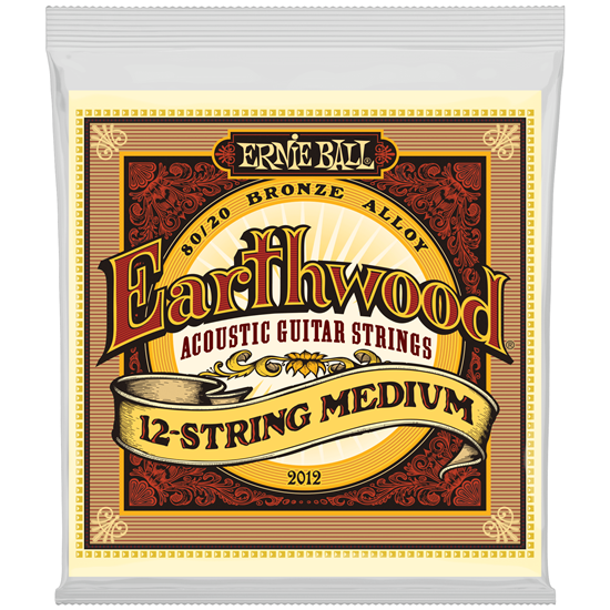 Ernie Ball Medium 12-String Earthwood 80/20 Bronze 12-28
