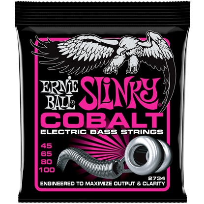 Ernie Ball Super Slinky Cobalt Electric Bass 45-100 