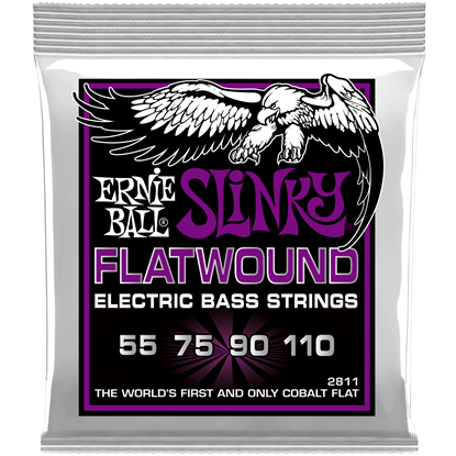 Ernie Ball Power Slinky Flatwound Electric Bass 55-110