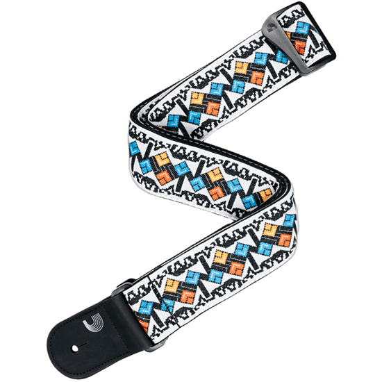 D'addario EcoComfort Guitar Strap White