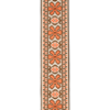 D'Addario Peace & Love Woven Guitar Strap Pink And Brown 