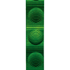 D'Addario Polyester Woven Guitar Strap Green Optical Orbs