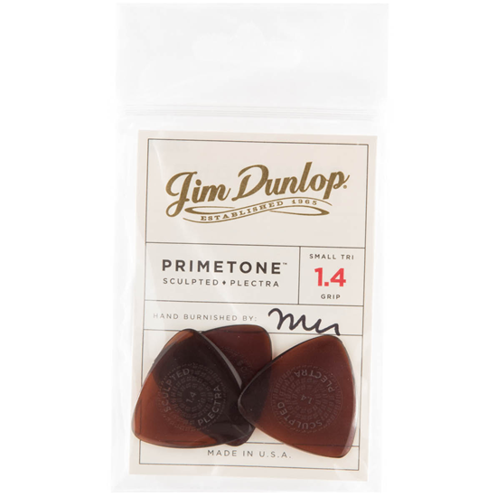 Dunlop Primetone Small Triangle Grip 1,4 mm Plektrum 3-pack