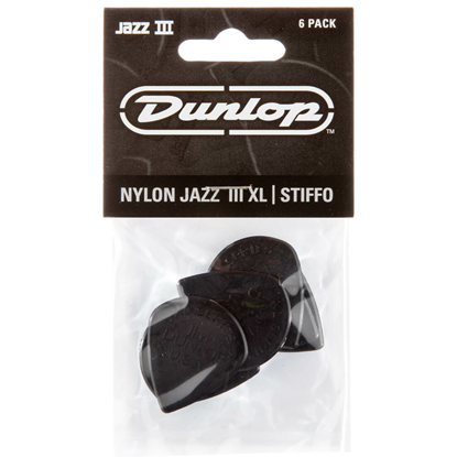 Dunlop Jazz III XL Stiffo Pick Plektrum 6-pack 