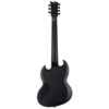 ESP LTD Viper-7 Baritone Black Metal Black Satin