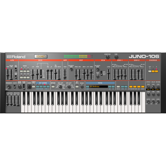 Roland Cloud Juno-106 Software Synthesizer 
