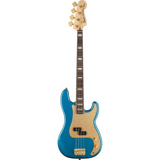 Squier 40th Anniversary Precision Bass® Gold Edition Lake Placid Blue 