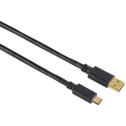 Hama USB-C-USB-A Svart USB-kabel 1,8 meter