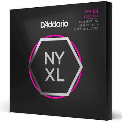 D'Addario NYXL0984SB Custom Light Strandberg 8 String Set