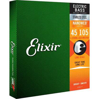 Elixir Nanoweb® Electric Bass Stainless Steel Light Medium 045-105