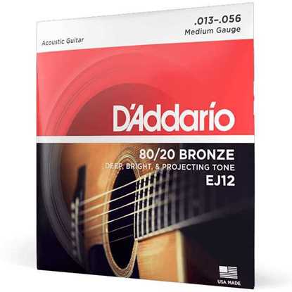 D'Addario EJ12 Bronze 80/20 Medium