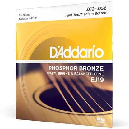 D'Addario EJ19 Phosphor Bronze Light Top Medium Bottom