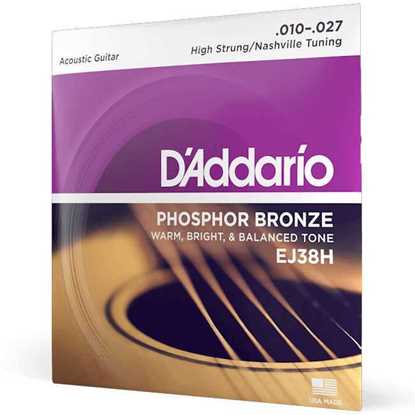 D'Addario EJ38H Phosphor Bronze High Strung Nashville Tuning