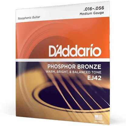 D'Addario EJ42 Phosphor Bronze Resophonic Medium