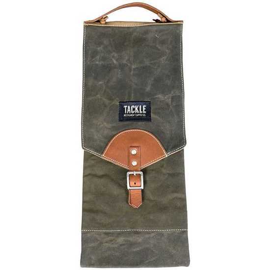 Tackle Waxed Canvas Compact Drum Stick Bag Forest Green 