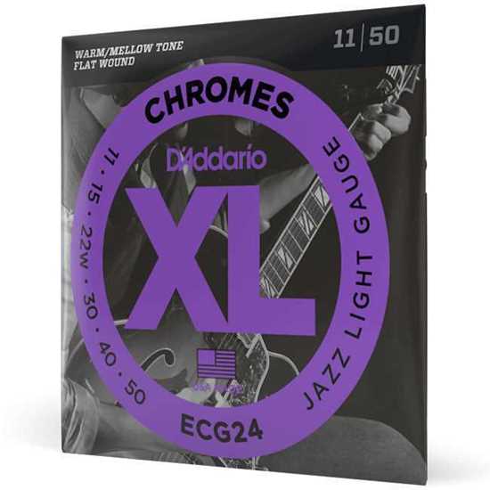 D'Addario ECG24 Chromes Jazz Light